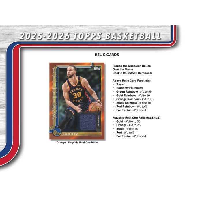 2025/26 Topps Flagship Basketball Jumbo Box