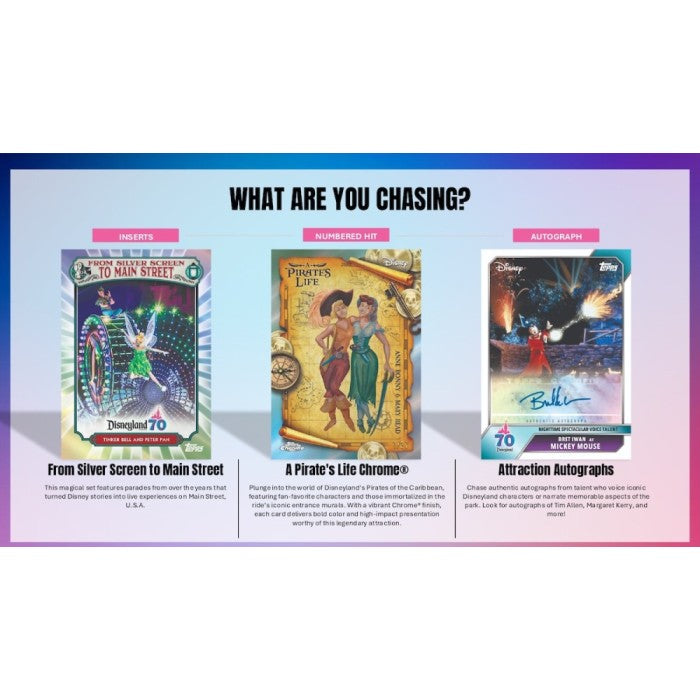 2025 Topps Disneyland 70th Anniversary Hobby Box Presale
