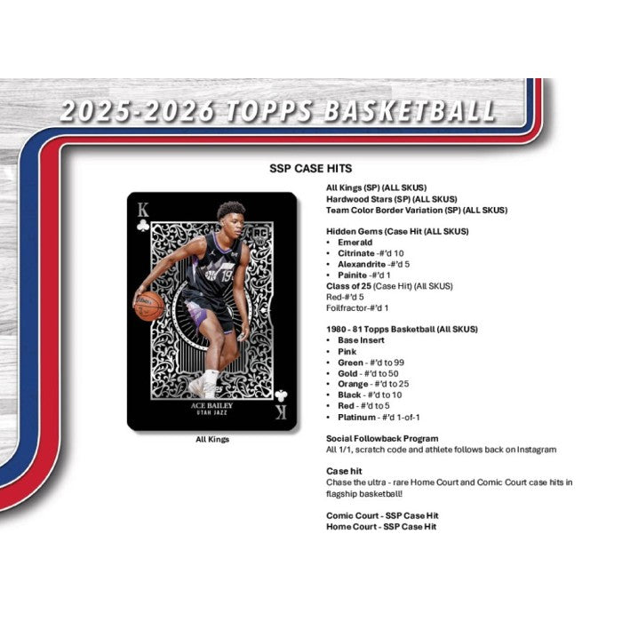 2025/26 Topps Flagship Basketball Jumbo Box