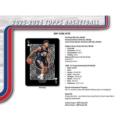 2025/26 Topps Flagship Basketball Jumbo Box
