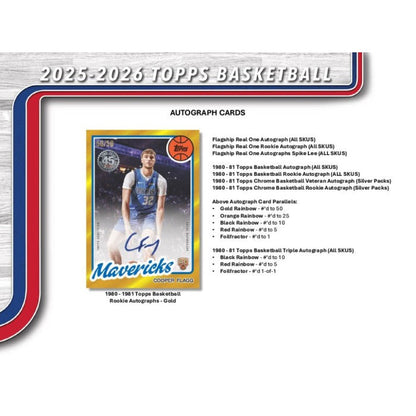 2025/26 Topps Flagship Basketball Jumbo Box
