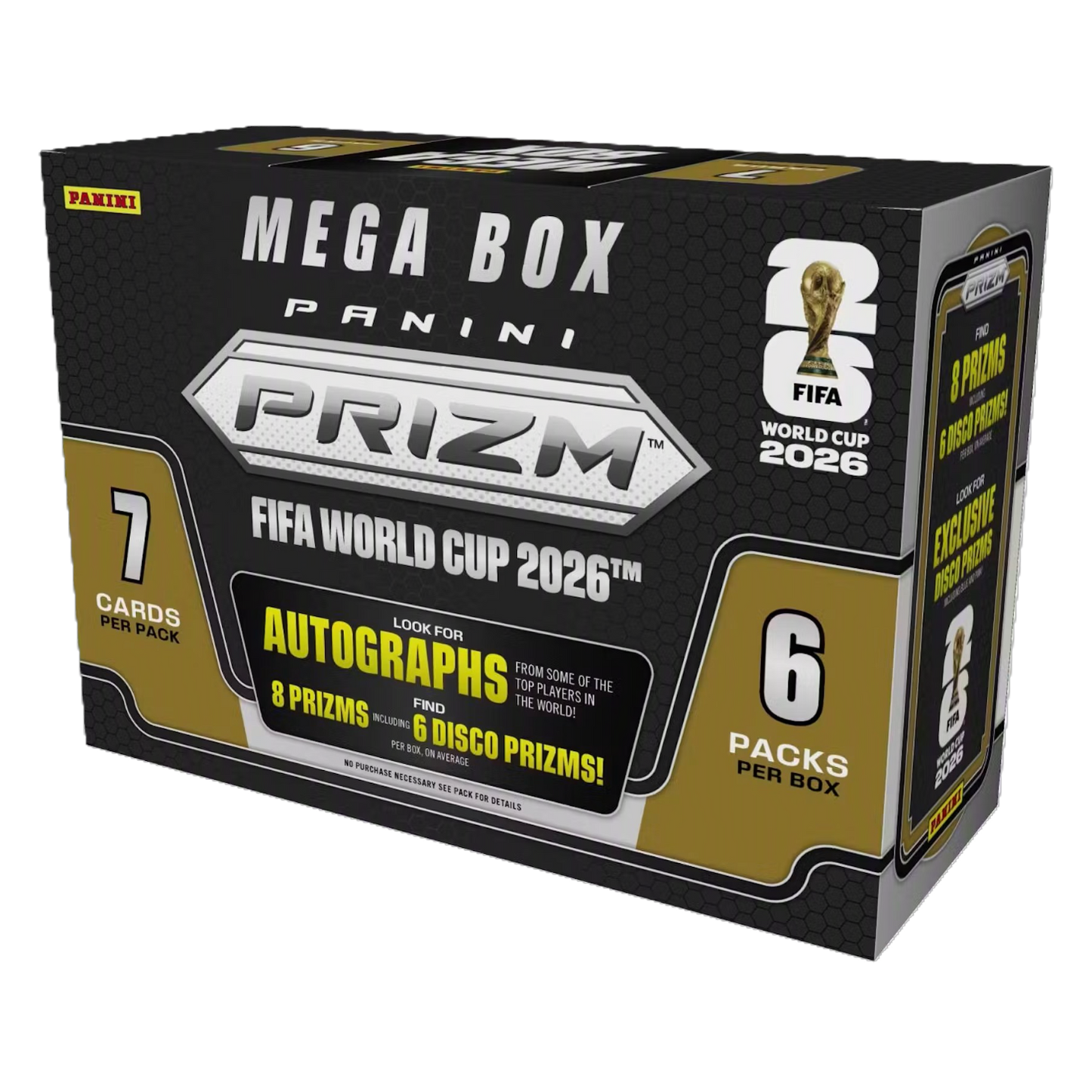 2026 Panini Prizm FIFA World Cup Soccer Mega Hobby Box **PRESALE**