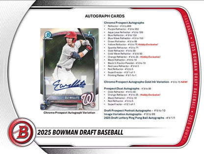 2025 Bowman Draft Baseball Super Jumbo Box
