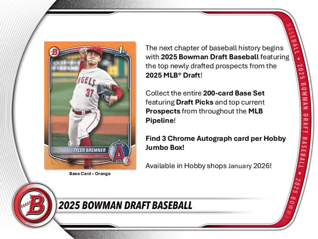 2025 Bowman Draft Baseball Super Jumbo Box
